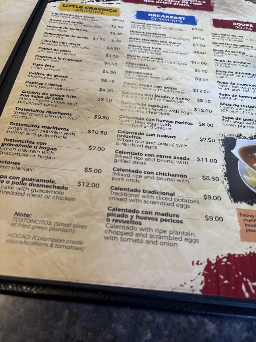 El Peñol 2 Menu - Image 3